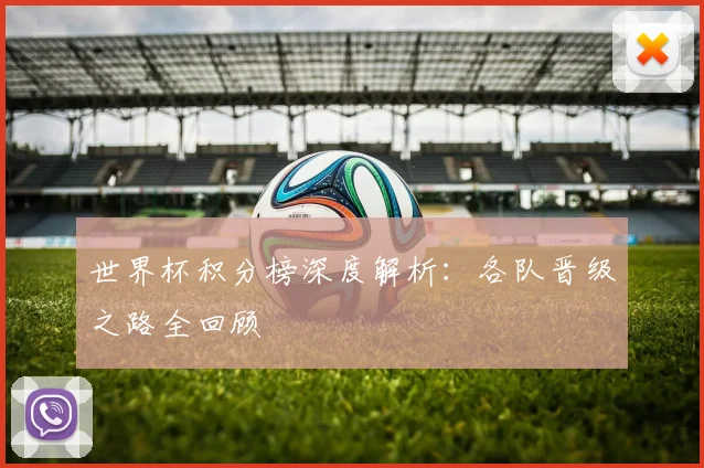 世界杯积分榜深度解析：各队晋级之路全回顾